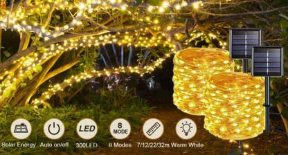 300 LED Solar Rope Light 067 26 $ light Comfort Tac Treasure Shop Tac Treasure Shop