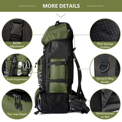 Hiking Backpack w/ Rain Cover 069 64 $ Back Pack Hiking Gear Tac Treasure Shop Tac Treasure Shop