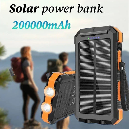 Solar Power Charger / Flashlight Combo