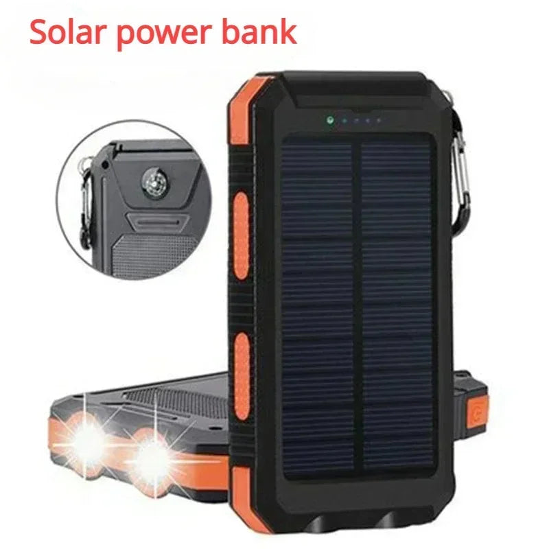 Solar Power Charger / Flashlight Combo