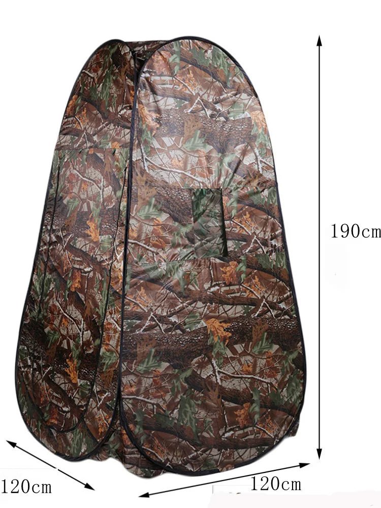 {{Camping Gear {{ Hiking Gear }} }} - {{Tac Treasure Shop }} {{ Privacy Tent }} {{ Camouflage Design }} {{ Dimensions 120cm X 120CM X 190cm }}