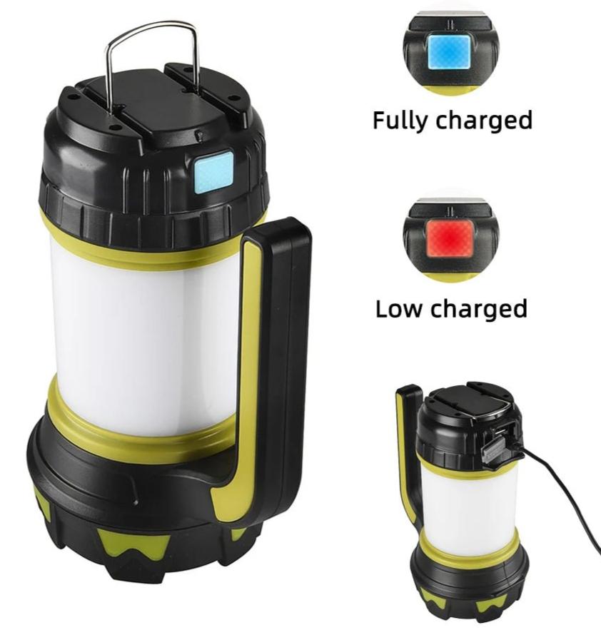 {{Camping Gear {{ Hiking Gear }} }} - {{Tac Treasure Shop }} {{ Rechargeable Flashlight }} {{ Power Indicator Lights }}